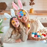 1 x Brand New ZGCXRTO Easter Party Glasses, 12 Pieces Funny Easter Party Glasses, Easter Theme Glasses Bunny Egg Chick Cartoon Glasses Chic Photo Prop, Easter Decorations Suitable for Children Adults - RRP €14.75