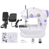 1 x RAW Customer Returns WENMILY Portable Sewing Machine Mini Sewing Machine Two-wire Two-speed Pedals Mini Size - RRP €22.68