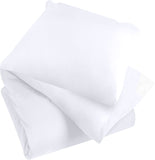 1 x RAW Customer Returns Utopia Bedding bed linen 140x200 set - microfiber duvet cover 140x200 cm 1 pillowcase 65x65 cm - white - RRP €16.28