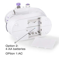 1 x RAW Customer Returns WENMILY Portable Sewing Machine Mini Sewing Machine Two-wire Two-speed Pedals Mini Size - RRP €22.68