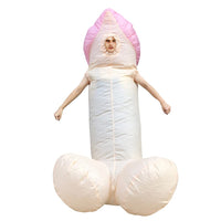 2 x RAW Customer Returns JASHKE Pink Inflatable Costume Inflatable Costumes Inflatable Halloween Costumes for Adults Men Women - RRP €57.91