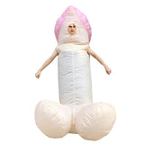 2 x RAW Customer Returns JASHKE Pink Inflatable Costume Inflatable Costumes Inflatable Halloween Costumes for Adults Men Women - RRP €57.91