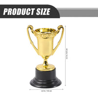 1 x RAW Customer Returns STOBOK Gold Award Trophy Trophy Cups 10 Pack Mini Gold Trophies Winner Prize Trophies for Party Favors Rewards Rewards Winner Prize Competitions for Children and Adults - RRP €13.88