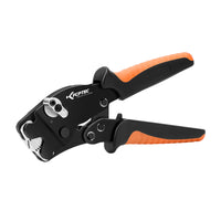 4 x RAW Customer Returns KF CPTEC self-adjusting crimping pliers for wire end ferrules 0.08-16mm - square wire end ferrule pliers - AWG 30-5 end ferrules wire crimping tool, wire end ferrule crimping pliers - RRP €182.36