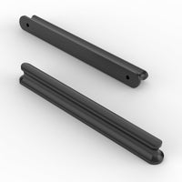 1 x RAW Customer Returns Amerdeco Pack of 10 Furniture Handles Black 128 mm Hole Spacing Drawer Handles for Kitchen Cabinets Cabinet Handles Drawer Handles Door Handles for Kitchen Cabinets Wardrobe UK0049 - RRP €25.99