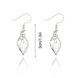 1 x Brand New Jovono Multilayer Earrings Rhinestone Dangle Earrings for Women and Girls Silver  - RRP €18.0