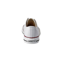 1 x RAW Customer Returns Elara Unisex Sneaker Damen Herren Low Top Chunkyrayan 3500-3501 Allwhite Silber Oese-39 - RRP €24.16