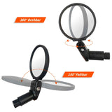 1 x RAW Customer Returns Homieway 2 Pack Bicycle Mirrors for E-bike, HD Convex Bicycle Rearview Mirror, 360 Rotatable Foldable Safety Bicycle Rearview Mirror, Universal Bicycle Mirror for Handlebars 14.8-23 mm Right - Left  - RRP €18.53