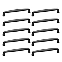 1 x RAW Customer Returns Weidu 10pcs Black Handles 160mm Hole Spacing Kitchen Handle Wardrobe Kitchen Furniture Handles Door Handles Cabinet Handles - RRP €28.79