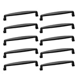 1 x RAW Customer Returns Weidu 10pcs Black Handles 160mm Hole Spacing Kitchen Handle Wardrobe Kitchen Furniture Handles Door Handles Cabinet Handles - RRP €28.79