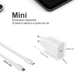 1 x RAW Customer Returns 25W USB C Charger For Samsung, USB C Charger for Samsung A14 A13 A33 A34 A23 A53 A52 A54 S23 S23 S23 Ultra S22 S21 M33 xiaomi huawei 25W Fast Charger with Cable from 2M - RRP €14.28