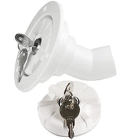 1 x RAW Customer Returns Water tank cap camper tank cap water tank cap, water drinking water with 2 keys leak-proof for motorhome caravan RV camper ID 38mm - RRP €20.99