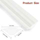 1 x RAW Customer Returns Storystore Self Adhesive PVC Molding 5m Flexible Wall Skirting Ceiling Edge Caulking Strip for Wall Corner Ceilings Cabinet Edge Countertop 18x10mm, White  - RRP €21.17