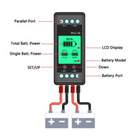 1 x RAW Customer Returns SolaMr Battery Equalizer Battery Voltage Equalizer 12V 24V 48V 60V 72V 96V Battery Packs for Lead Acid LiFePO4 and Lithium Batteries for Solar Charging Systems - PLC-10 - RRP €63.5