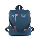 1 x RAW Customer Returns Ynport Crefreak Ethnic Embroidery Backpack for Women Waterproof Oxford Cloth Ladies Backpack Casual Temperament Anti-Theft Travel Backpack Handbags, Blue, Einheitsgr e - RRP €22.76