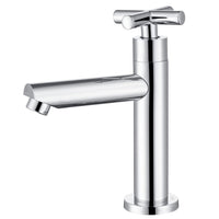 1 x RAW Customer Returns Tondiy guest toilet cold water tap with connection hose, bathroom cold water pillar tap, cold water tap with removable bubbler, chrome - RRP €28.99