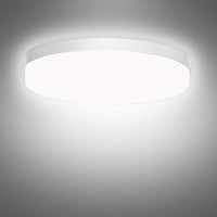 1 x RAW Customer Returns Ouyulong Led Ceiling Lamp 36W Cold White Round Led Kitchen Light 23CM, Waterproof IP54 4250LM Led Ceiling Lamp for Balcony Bathroom Bedroom Hallway Living Room Garage - RRP €21.8