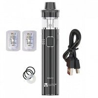 1 x RAW Customer Returns VAPTIO SOLO-II Kit Vape Pen 3000 mAh Built-in Battery 50 W Network Coil for 4.0 ml All-in-One Tank Electronic Cigarette, No E Liquid No Nicotine Black  - RRP €20.16