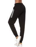 1 x RAW Customer Returns Sykooria Women s Sports Pants Tracksuit Trousers Women Cotton Lightweight Jogger Pants with Drawstring Black S - RRP €21.77