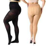 1 x RAW Customer Returns MANZI women s tights 2 or 4 pairs plus sizes XL-4XL 44-62 , 1 pair beige, 1 pair black 70 denier , 70 denier XXL - RRP €19.15