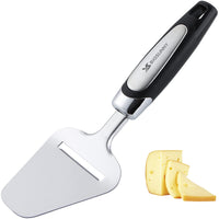 1 x RAW Customer Returns MSY BIGSUNNY cheese slicer made of stainless steel black - RRP €12.2