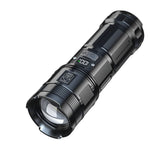 1 x RAW Customer Returns FUIIKE LED flashlight 50,000 lumens with work light, extremely bright, built-in 9000 mAh battery with digital LED power display, rechargeable for outdoor camping, hiking - RRP €47.27