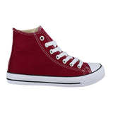 1 x RAW Customer Returns Elara Unisex Sneaker Sports Shoes High Top Sneaker Chunkyrayan 014-A Wine-41 - RRP €25.95