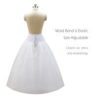 1 x RAW Customer Returns Aprildress Women s Petticoat Without Hoops White Petticoat Tulle Crinoline Skirt for Wedding Dresses IT-PPT026 - RRP €26.94