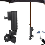 1 x RAW Customer Returns Cocoarm Golf Umbrella Holder, Black, Universal Golf Push Cart Umbrella Stand Extension Golf Trolley Umbrella Stand for Golf Push Cart Handles, Cart, Wheelchair, Bicycle - RRP €20.14