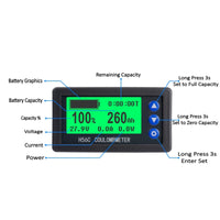 1 x RAW Customer Returns Hausdec Tester Battery Hall Coulomb Tester DC 9-100V 300A Digital Voltmeter Ammeter Capacity Power Current AH Voltage Meter - RRP €26.4