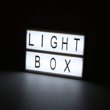 13 x Brand New LED Light Box, 96 Decorative Letters for Lamp, with Letters and Numbers and Symbols, Cinema Light Box, Home Decoration - RRP €249.6