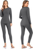 1 x RAW Customer Returns SIMIYA Women s Thermal Underwear 2 Sets, Warm Underwear with Inner Fleece, Ultralight Bottom and Top, Long Functional Underwear, U Neck Ski Underwear for Winter, 2 Pack Black, S - RRP €20.16