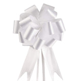 1 x RAW Customer Returns Faburo 100 white bows, self-pulling, for wedding, baptism, car, decoration - RRP €32.25