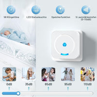 1 x RAW Customer Returns Wireless doorbell forwarding set, doorbell wireless extension, doorbell front door wireless signal forwarding for existing wired doorbell 1 wireless converter 1 socket receiver  - RRP €39.99