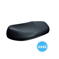 1 x RAW Customer Returns Lihao Motorcycle Saddle Cover Universal Waterproof Leather Motorbike Saddle Cover Black XXXL - RRP €24.0