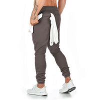 1 x RAW Customer Returns Yageshark Jogging Pants Men Cotton Sweatpants Sports Pants Fitness Slim Fit Pants Casual Pants Joggers Jogging Pants Men Streetwear Brown, Large  - RRP €28.8