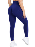 1 x RAW Customer Returns TAYOEA Scrunch Butt Legging Gym Workout Sports Pants Opaque Sport Booty Lifting Leggings Seamless High Waist Fitness Pants Dark Blue,XL - RRP €24.99