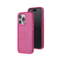 1 x RAW Customer Returns RhinoShield JellyTint Colored Transparent Protective Case Compatible with iPhone 15 Pro Exceeds Military Standards, Scratch Resistant, Shock Resistant, Trendy Colors - Cherry Pink - RRP €37.99