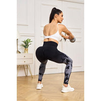 1 x Brand New RIOJOY Scrunch Leggings Women s Gym Leggings with Mesh Insert Sport Gym Mesh Sport Leggings, 3 Black,L - RRP €27.6