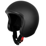 1 x RAW Customer Returns Westt jet helmet vintage retro motorcycle helmet men women role helmet, moped helmet, moped helmet Vespa helmet motorcycle pilot helmet half shell helmet chopper helmet with ECE DOT certification, black, M 57-58 cm  - RRP €59.95