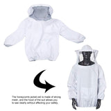 1 x RAW Customer Returns 4Pcs Beekeeper Suit Set, Hat Honeycomb Tool with Veil Gloves Hood Beekeeping Equipment - RRP €19.2