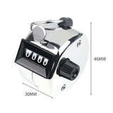 2 x Brand New Hand Counter Counter, Mechanical Hand Counter, Hand Counter Made of Metal, Mechanical Hand Counter 4-Digit, 3 Pieces 4-Digit Hand Counter, Hand Counter Counter Hand for Sports, Golf - RRP €72.0