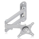 1 x RAW Customer Returns suptek TV wall mount monitor wall mount swiveling tiltable for 15-32 inch Vesa wall mount 100x100,75x75mm TV bracket wall mount, screen wall mount up to 13Kg silver MA2720S  - RRP €20.36