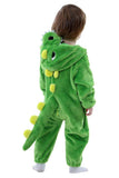 1 x RAW Customer Returns LOLANTA Baby Dinosaur Dragon Flannel Costume with Hood Christmas Birthday Gift for Toddler 4-5 Years, Green  - RRP €39.98