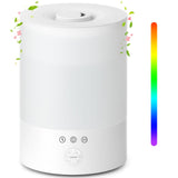 1 x RAW Customer Returns Maxcio Top-Fill Humidifier 2.5L, Ultrasonic RGB Humidifier with Aroma Diffuser, BPA-Free Diffuser, 360 Steam Nozzles, Running Time up to 30 Hours, 28dB Super Quiet for Bedroom Children s Room Plants - RRP €47.59