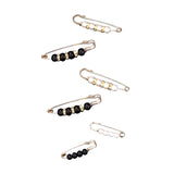 2 x Brand New SIXDUTON 6 Pieces Safety Pin Brooch Set, Fashion Pearl Brooch Safety Pin Decoration Blouse Dress Cardigan Pants - RRP €13.46