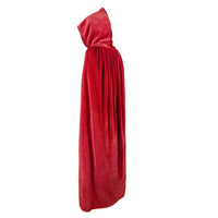 2 x RAW Customer Returns Durio Cloak Unisex Costume Halloween Carnival Costume Cloak with Hood Vampire Cape Party Clothing Blood Red Length 150 - RRP €38.3