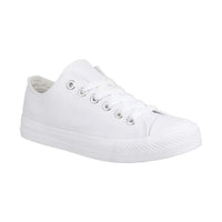 1 x RAW Customer Returns Elara Unisex Sneaker Women Men Low Top Chunkyrayan 3500-3501 Allwhite Silver Oese-41 - RRP €25.16