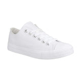 1 x RAW Customer Returns Elara Unisex Sneaker Women Men Low Top Chunkyrayan 3500-3501 Allwhite Silver Oese-38 - RRP €24.95