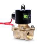 1 x RAW Customer Returns US Solid 3 4 G 220V 230V AC Brass Solenoid Valve Direct Operated for Water Air Gas Oil NC Brass Solenoid Valve - RRP €38.99